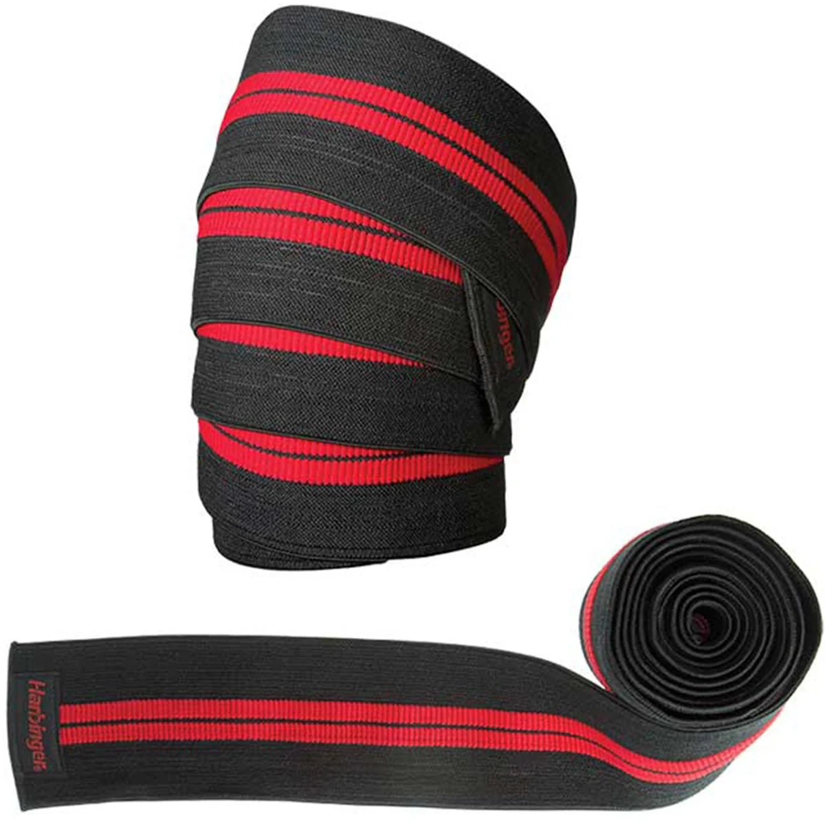 Harbinger 78" Red Line Weight Lifting Knee Wraps - Image 8