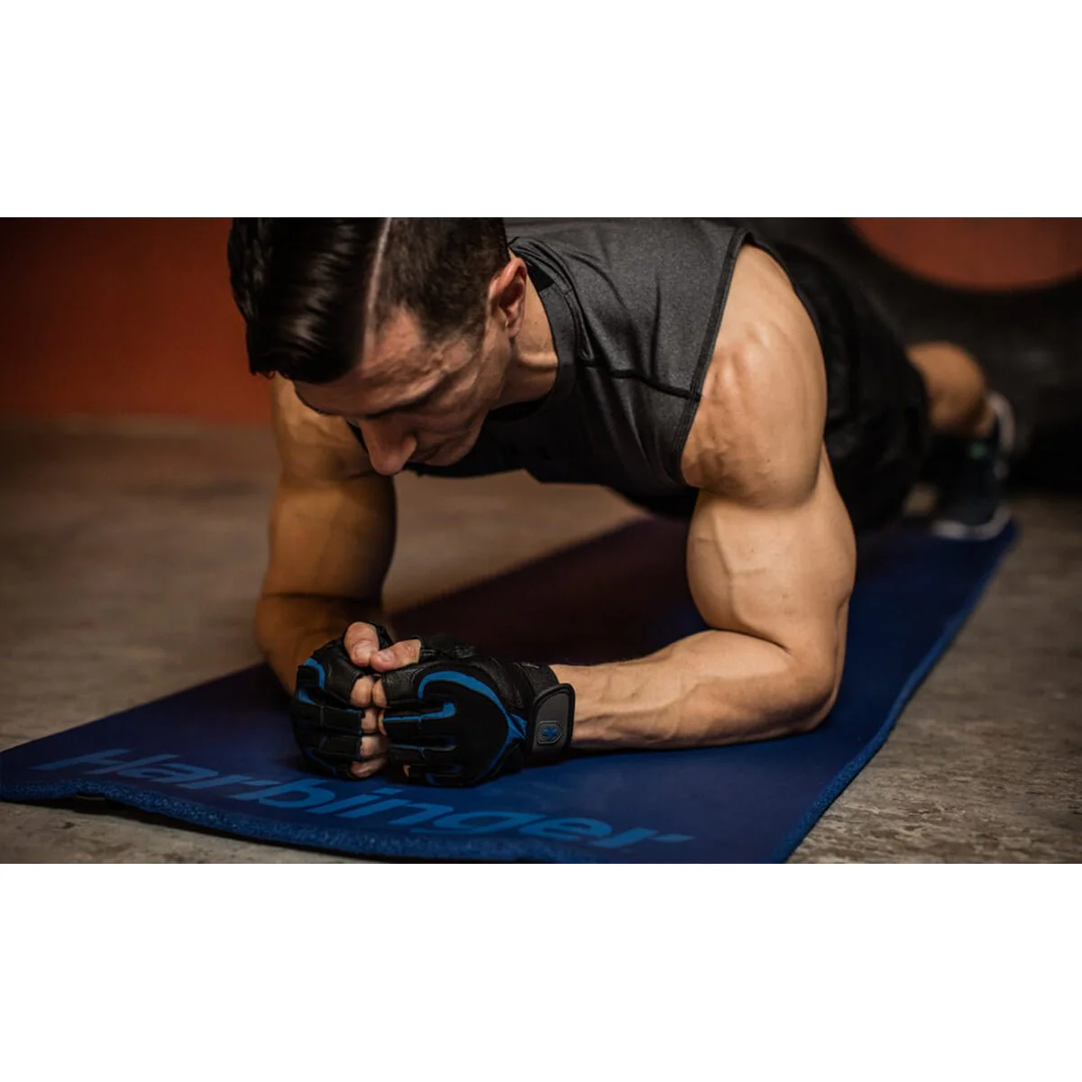 Harbinger Antimicrobial Treated 5/8" Ribbed Durafoam Mat - Image 4