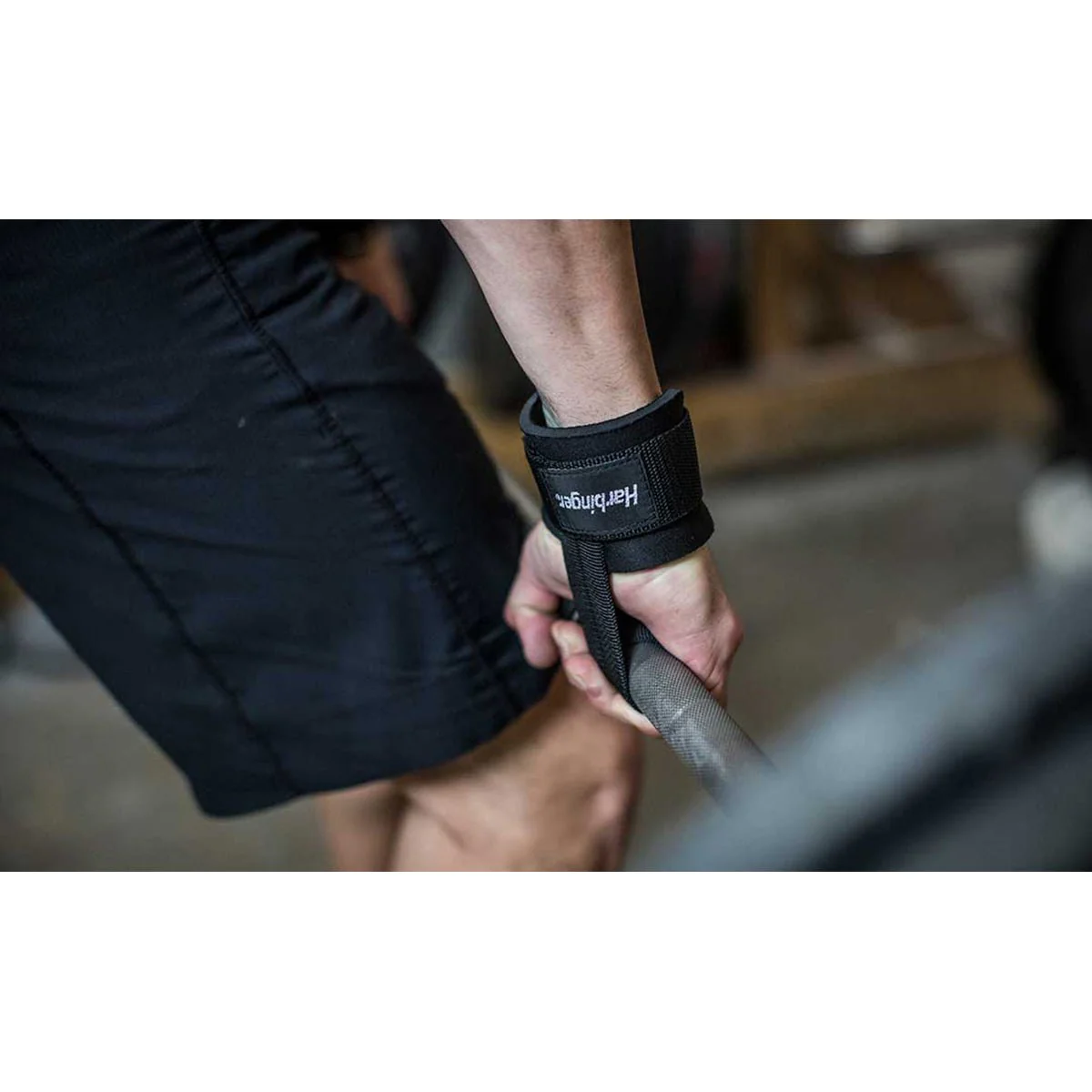 Harbinger Big Grip Pro No-Slip Weight Lifting Straps - Image 3