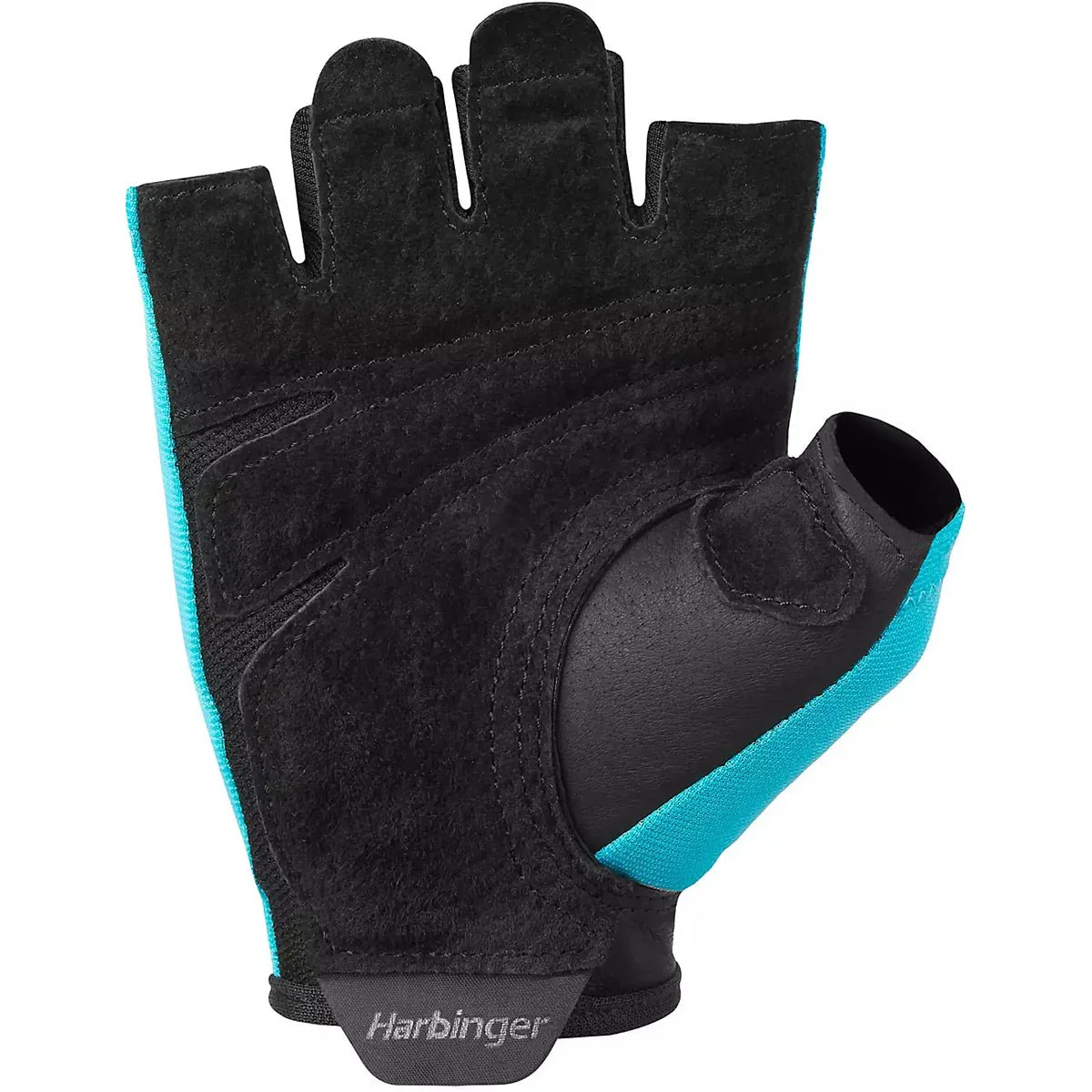 Harbinger Unisex Power Weight Lifting Gloves - Aqua - Image 5