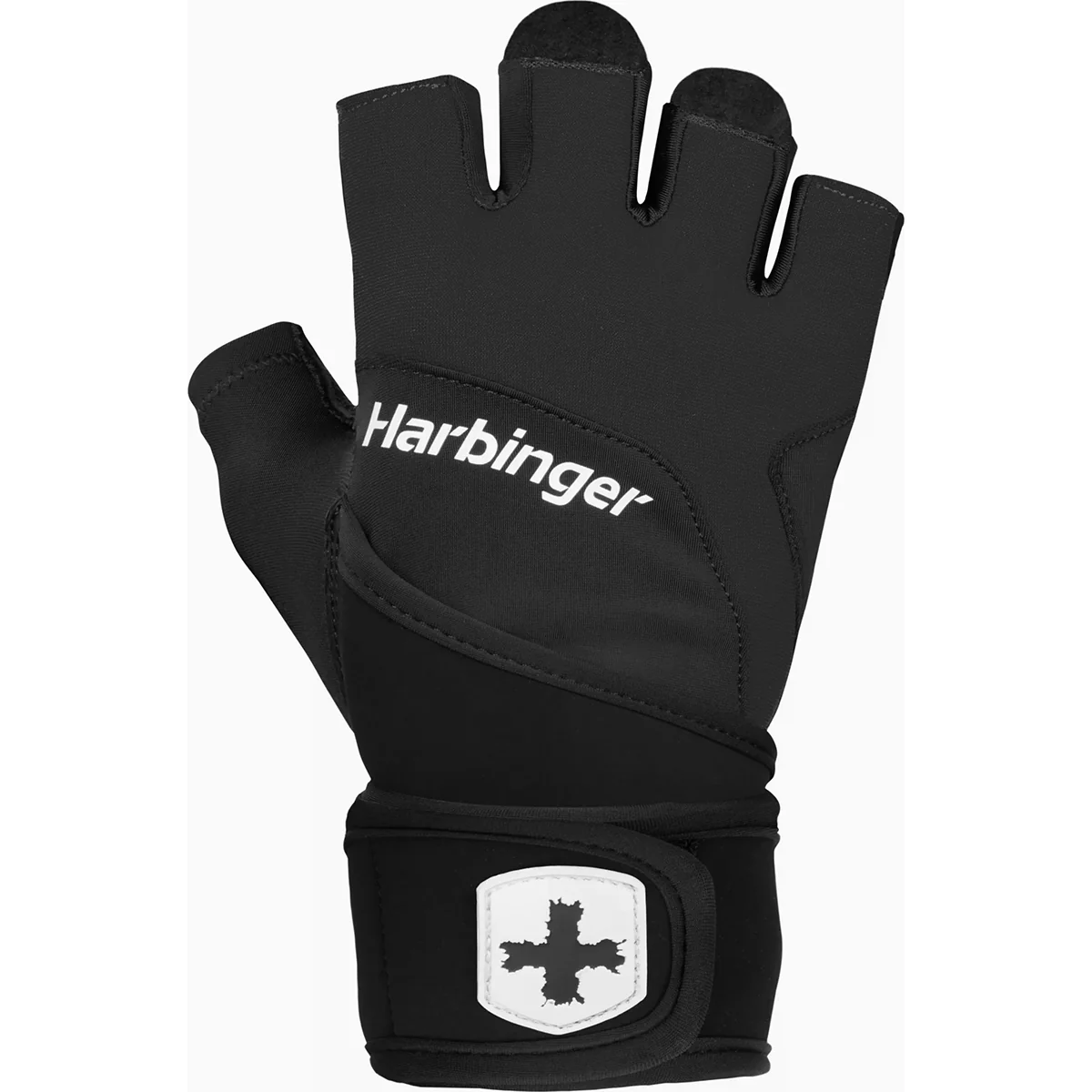 Harbinger Unisex Training Grip Wrist Wrap Weight Lifting Gloves - Black - Image 2