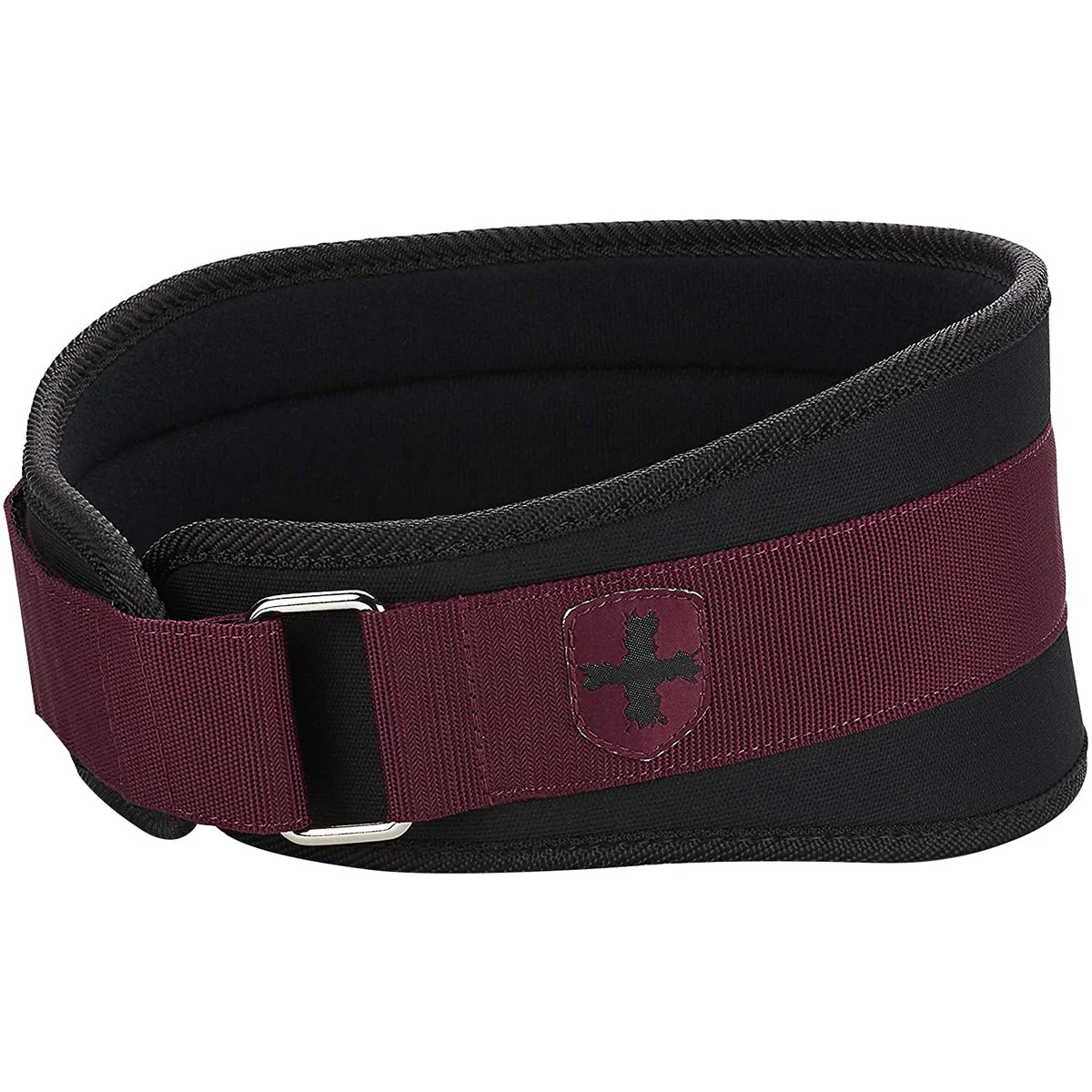 Harbinger Women's 5" Foam Core Weight Lifting Belt - Black/Merlot