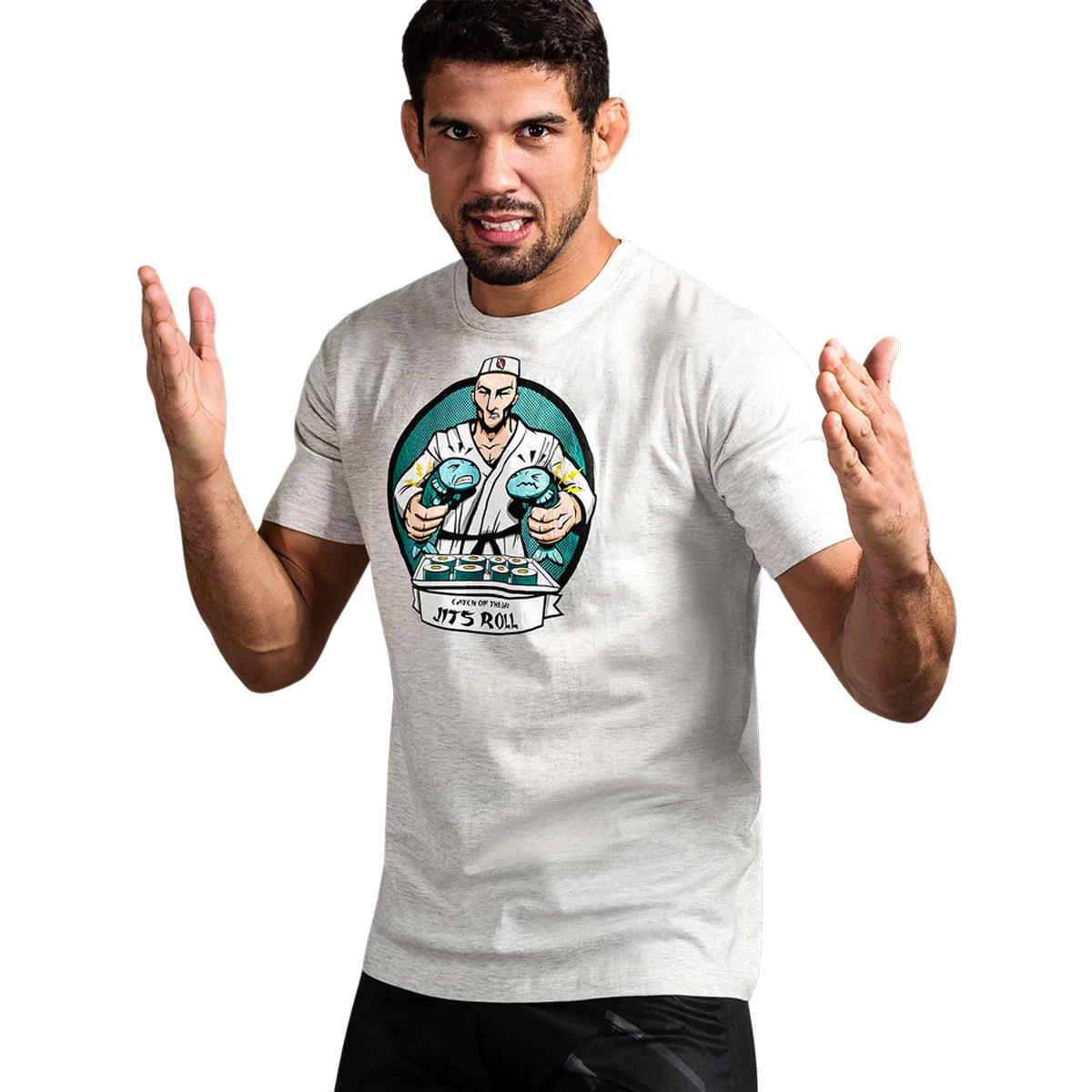 Hayabusa Roll Master T-Shirt - Small - Gray - Image 2