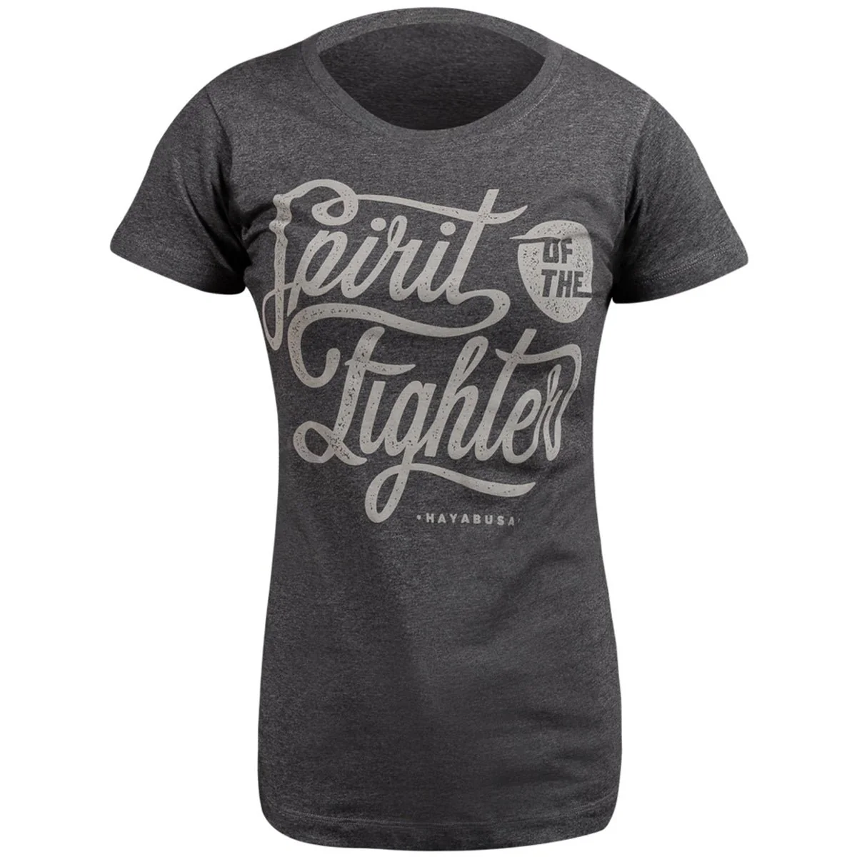 Hayabusa Women's Classic Spirit of the Fighter T-Shirt - XS - Gray