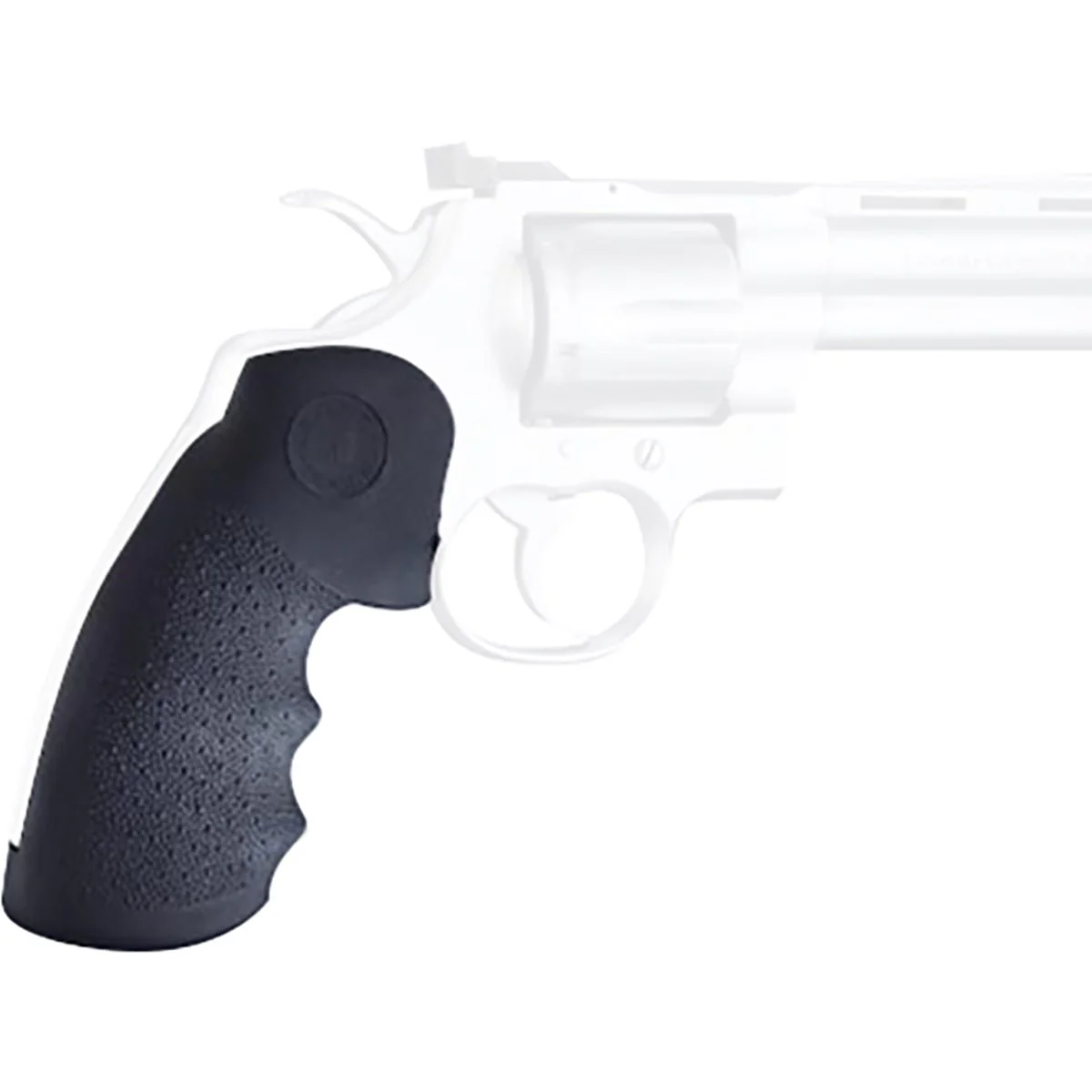 Hogue Colt Python OverMolded Rubber Monogrip - Black - Image 2