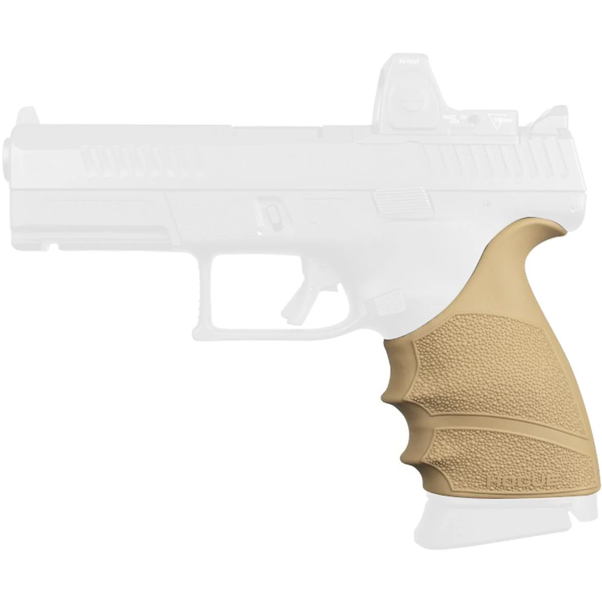 Hogue CZ P-10 Compact 9mm HandALL Beavertail Grip Sleeve - Image 3