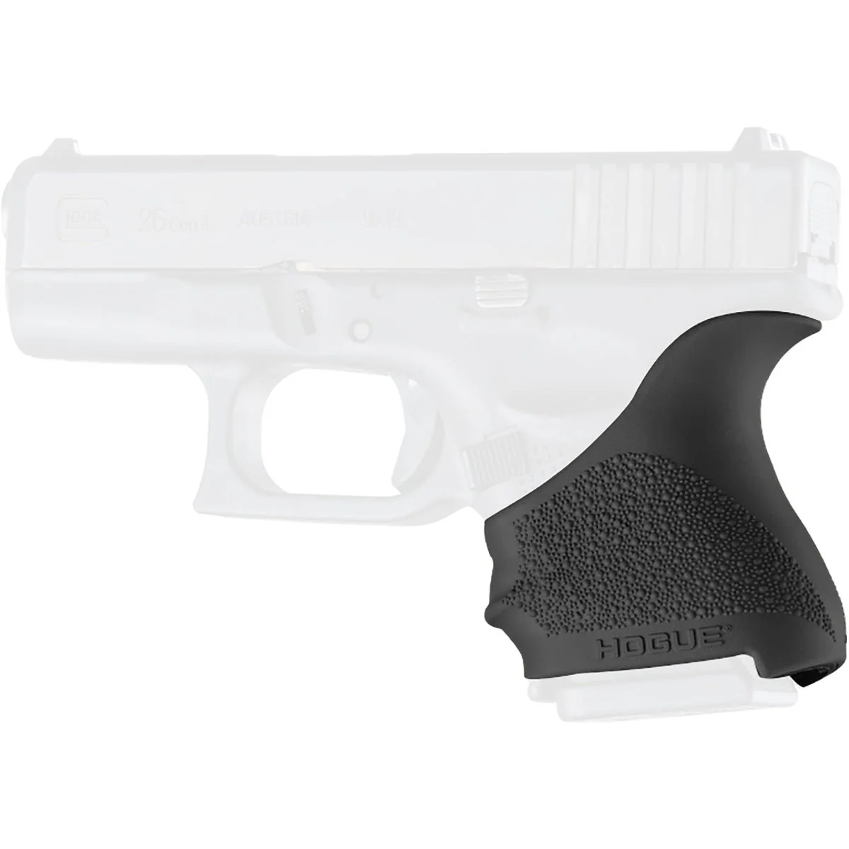 Hogue HandALL Beavertail Grip Sleeve for GLOCK 26/27 Pistol