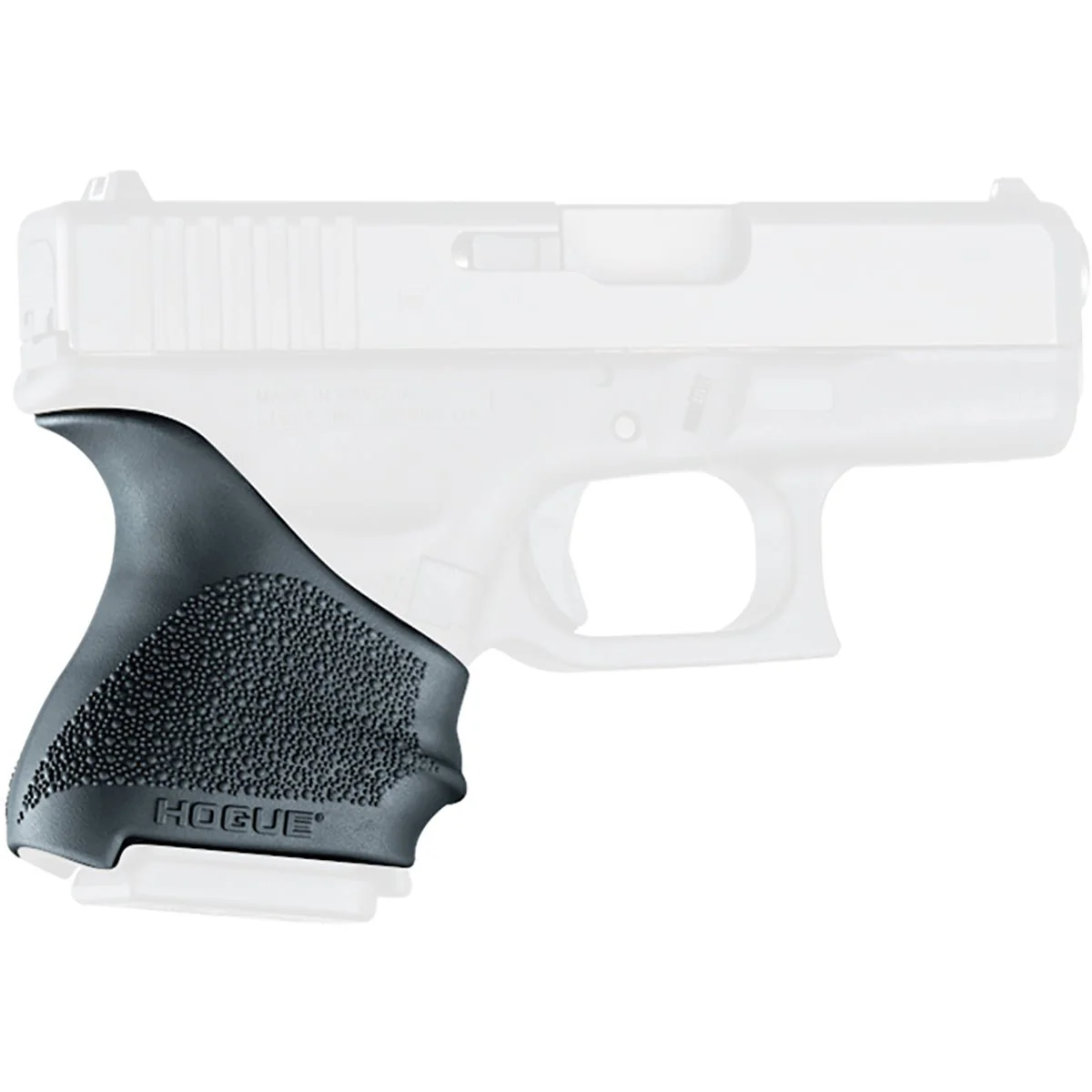 Hogue HandALL Beavertail Grip Sleeve for GLOCK 26/27 Pistol - Image 2