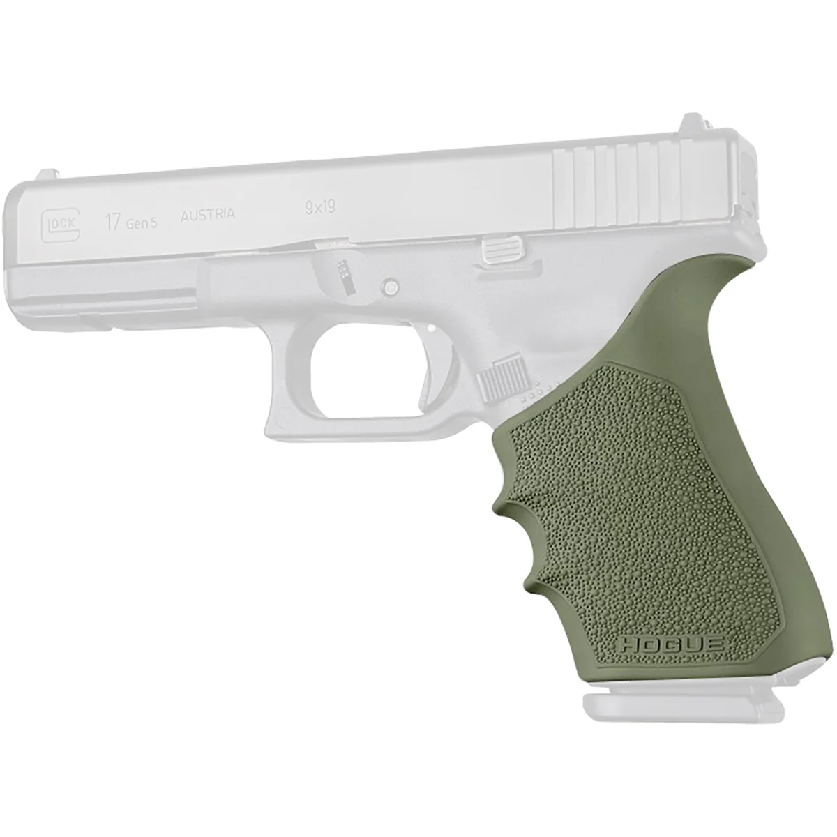 Hogue HandALL Beavertail Grip Sleeve for GLOCK (Gen 3-4) Pistol - Image 2