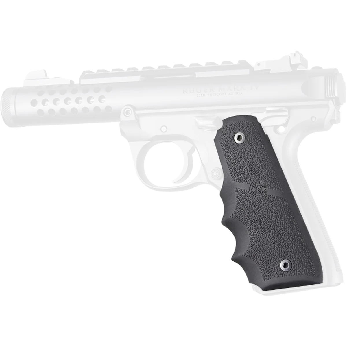 Hogue Ruger 22/45 MKIV Rubber Grip with Finger Grooves