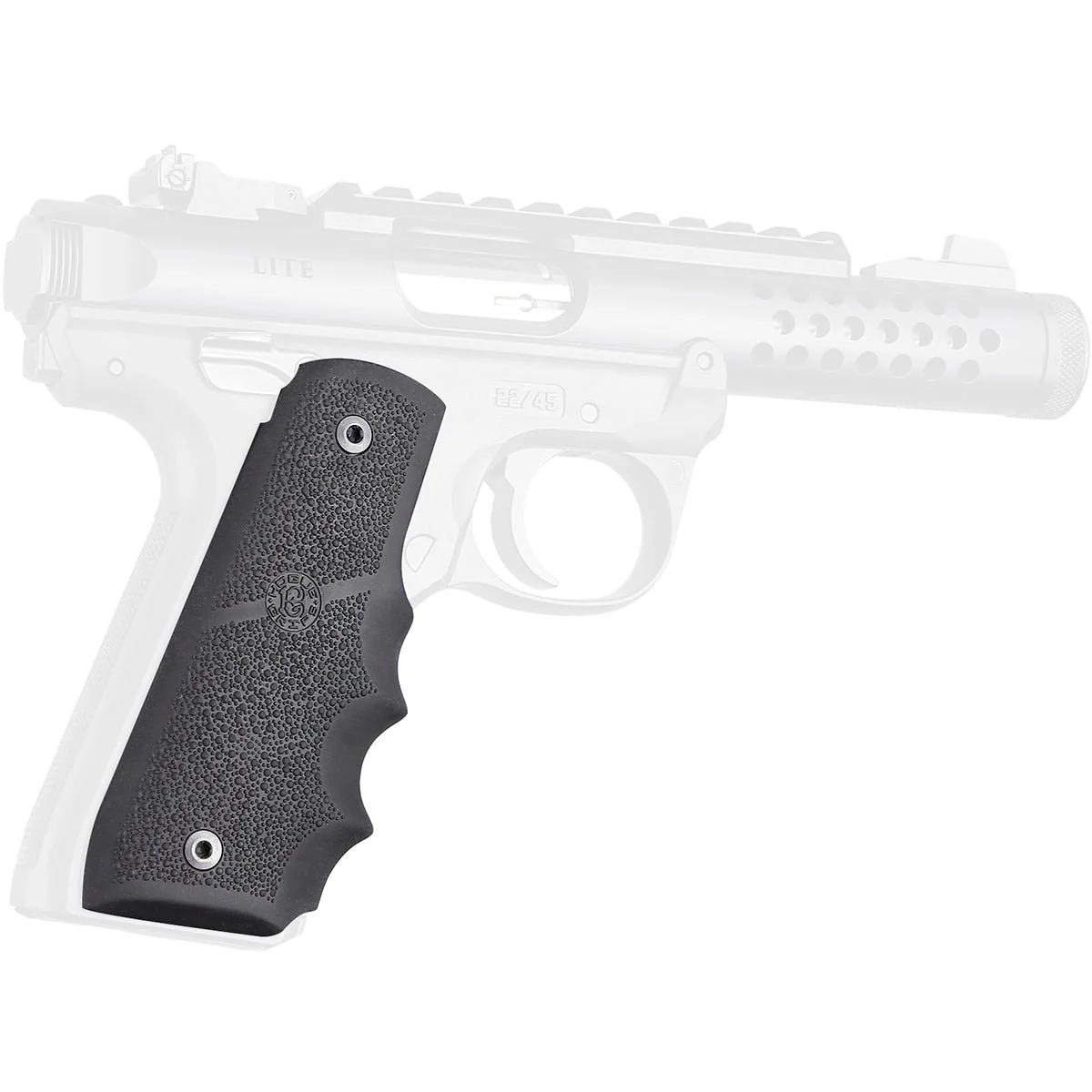 Hogue Ruger 22/45 MKIV Rubber Grip with Finger Grooves - Image 2