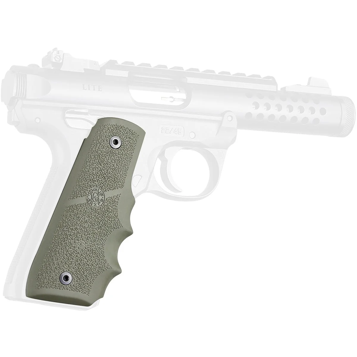 Hogue Ruger 22/45 MKIV Rubber Grip with Finger Grooves - Image 4