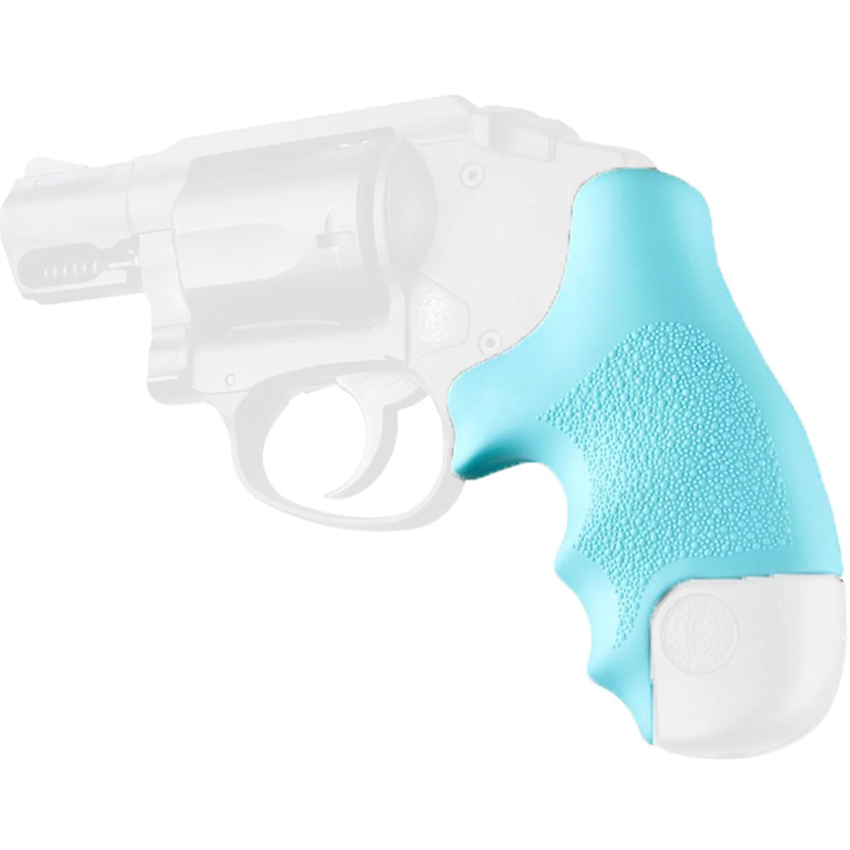 Hogue S&W Centennial J-Frame Round Butt Polymer Bodyguard 38 Rubber Tamer Grip - Image 3