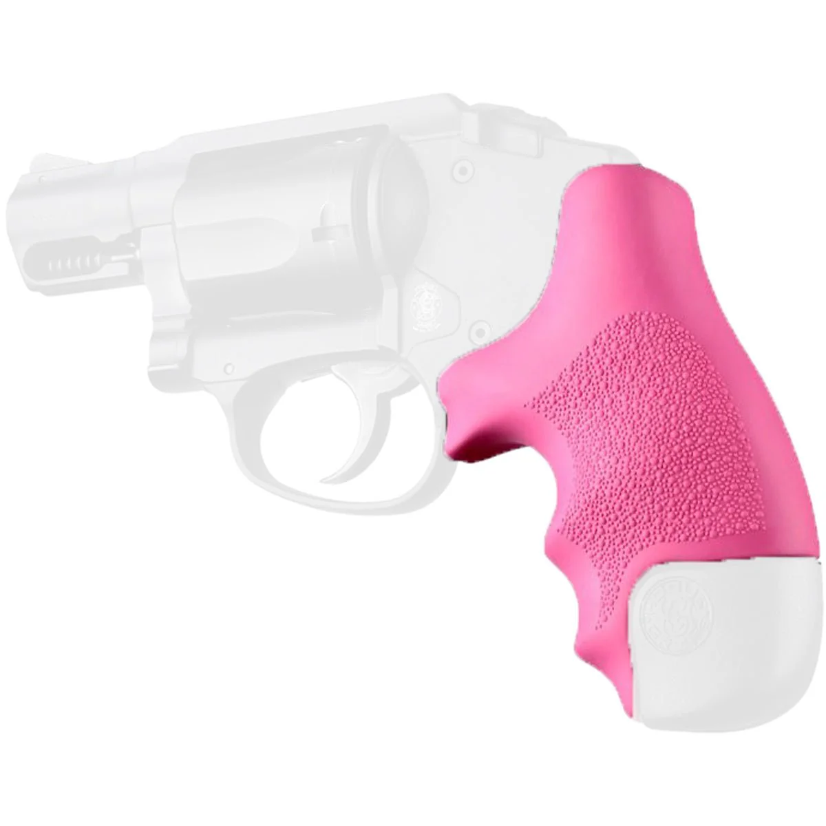 Hogue S&W Centennial J-Frame Round Butt Polymer Bodyguard 38 Rubber Tamer Grip - Image 7