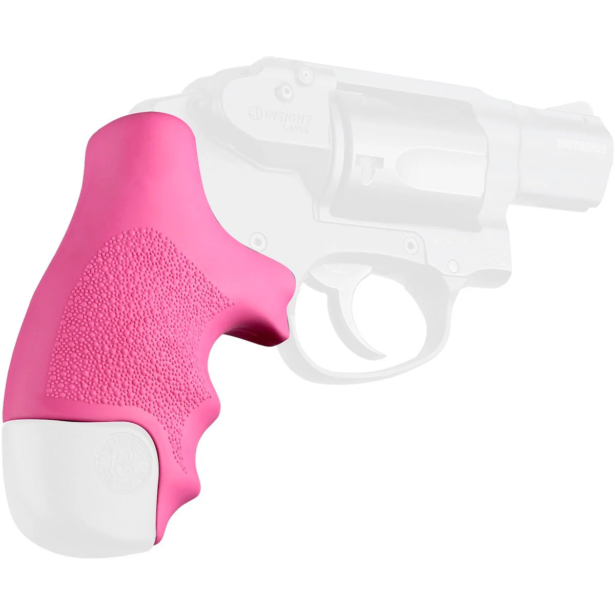 Hogue S&W Centennial J-Frame Round Butt Polymer Bodyguard 38 Rubber Tamer Grip - Image 8