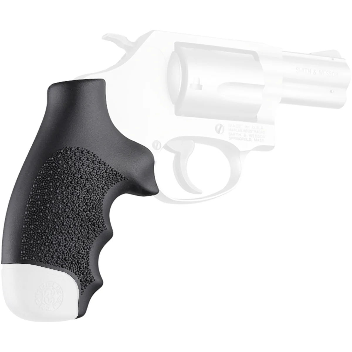 Hogue S&W J-Frame Round Butt Over Molded Rubber Monogrip - Image 2