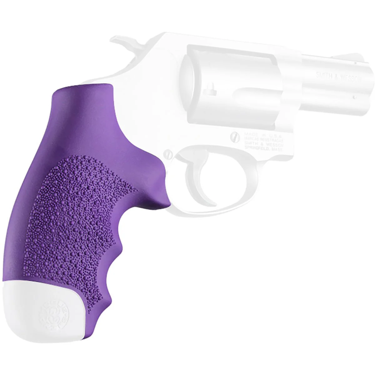 Hogue S&W J-Frame Round Butt Over Molded Rubber Monogrip - Image 4