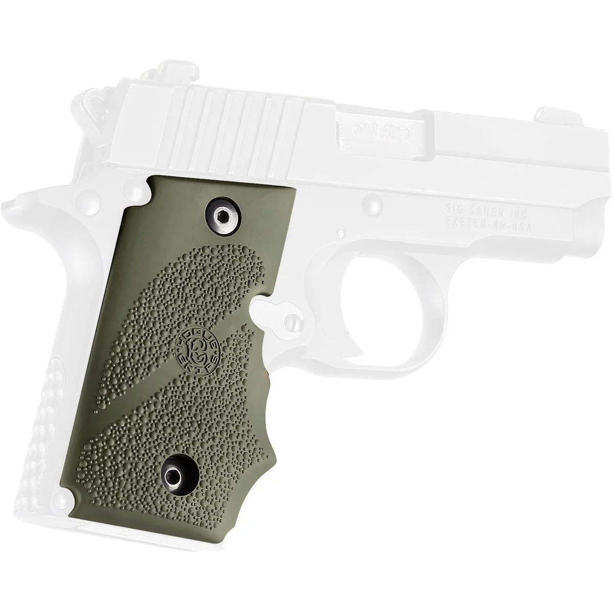 Hogue SIG SAUER P238 Rubber Grip with Finger Grooves - Image 4