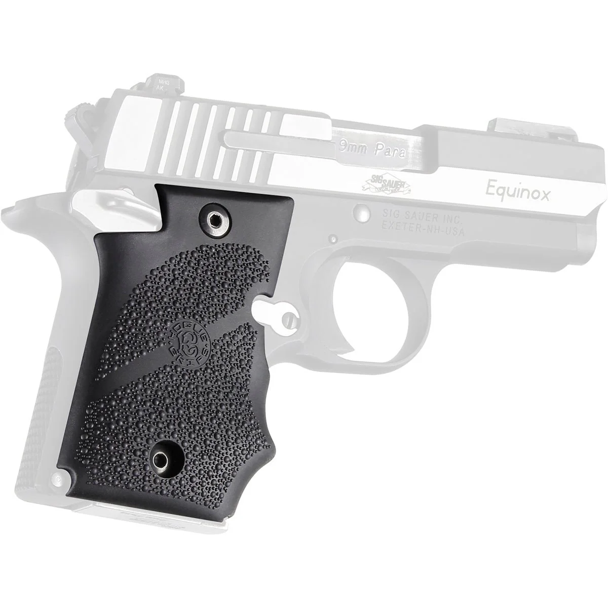 Hogue SIG SAUER P938 Ambi Safety Rubber Grip with Finger Grooves - Image 2