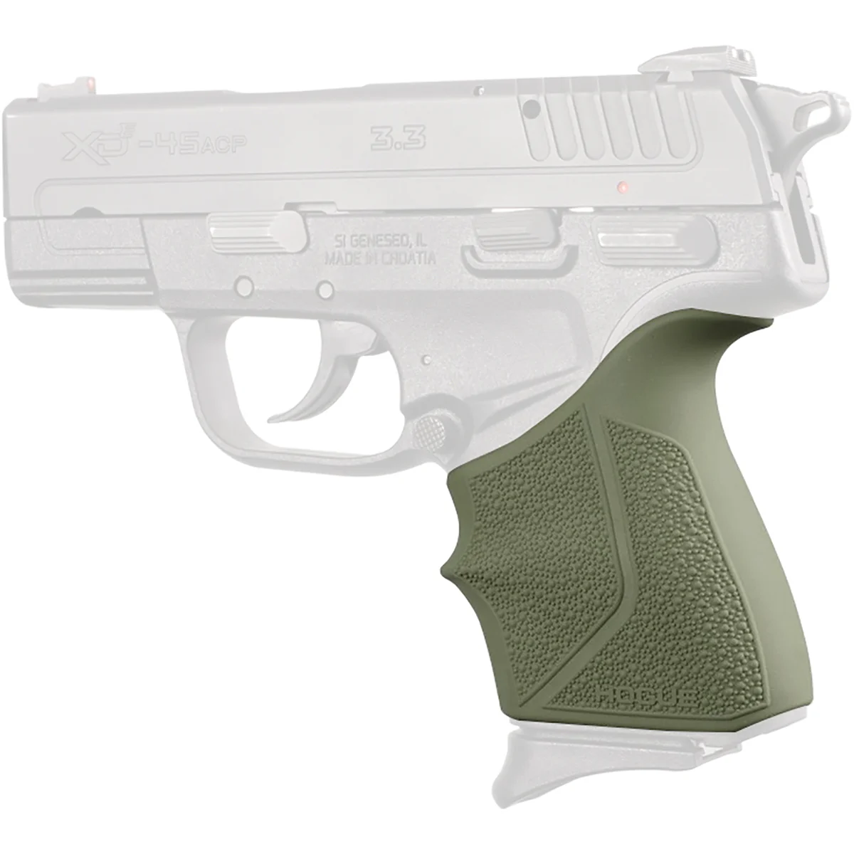 Hogue Springfield Armory XD-E 9mm/.45 ACP HandALL Beavertail Grip Sleeve - Image 2