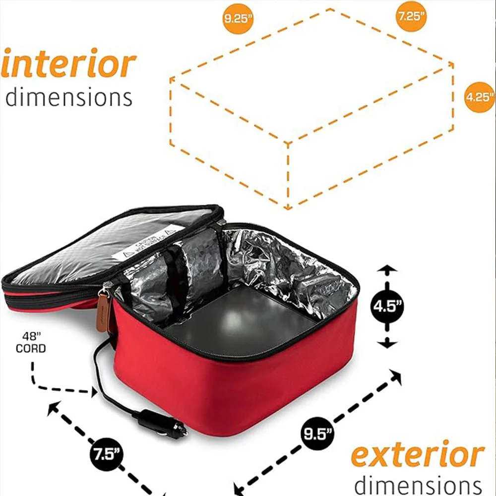 Hot Logic Mini XP 12-Volt Vehicle Version Personal Portable Oven - Image 17