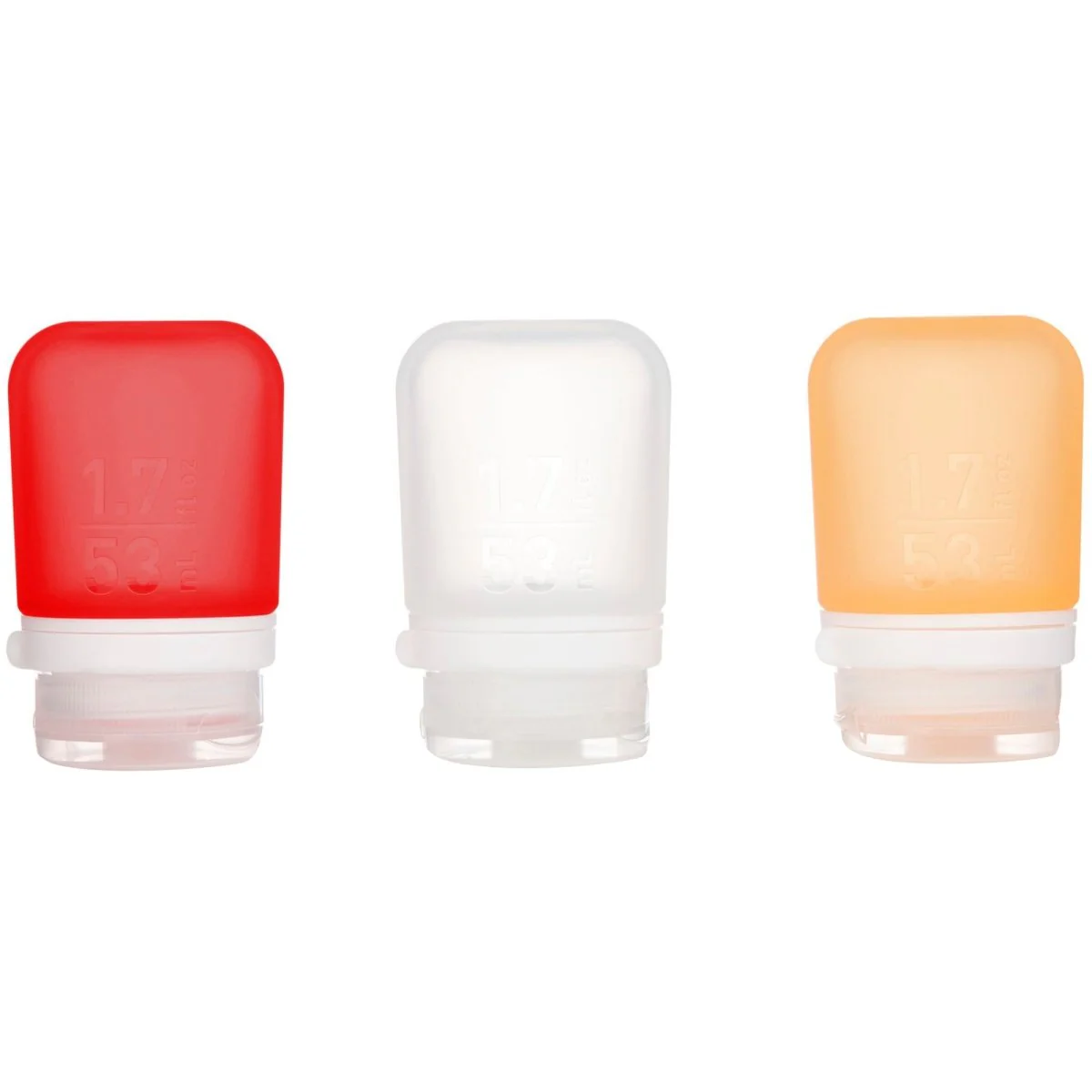 Humangear GoToob+ Soft Silicone Travel Bottle 3-Pack - Image 2