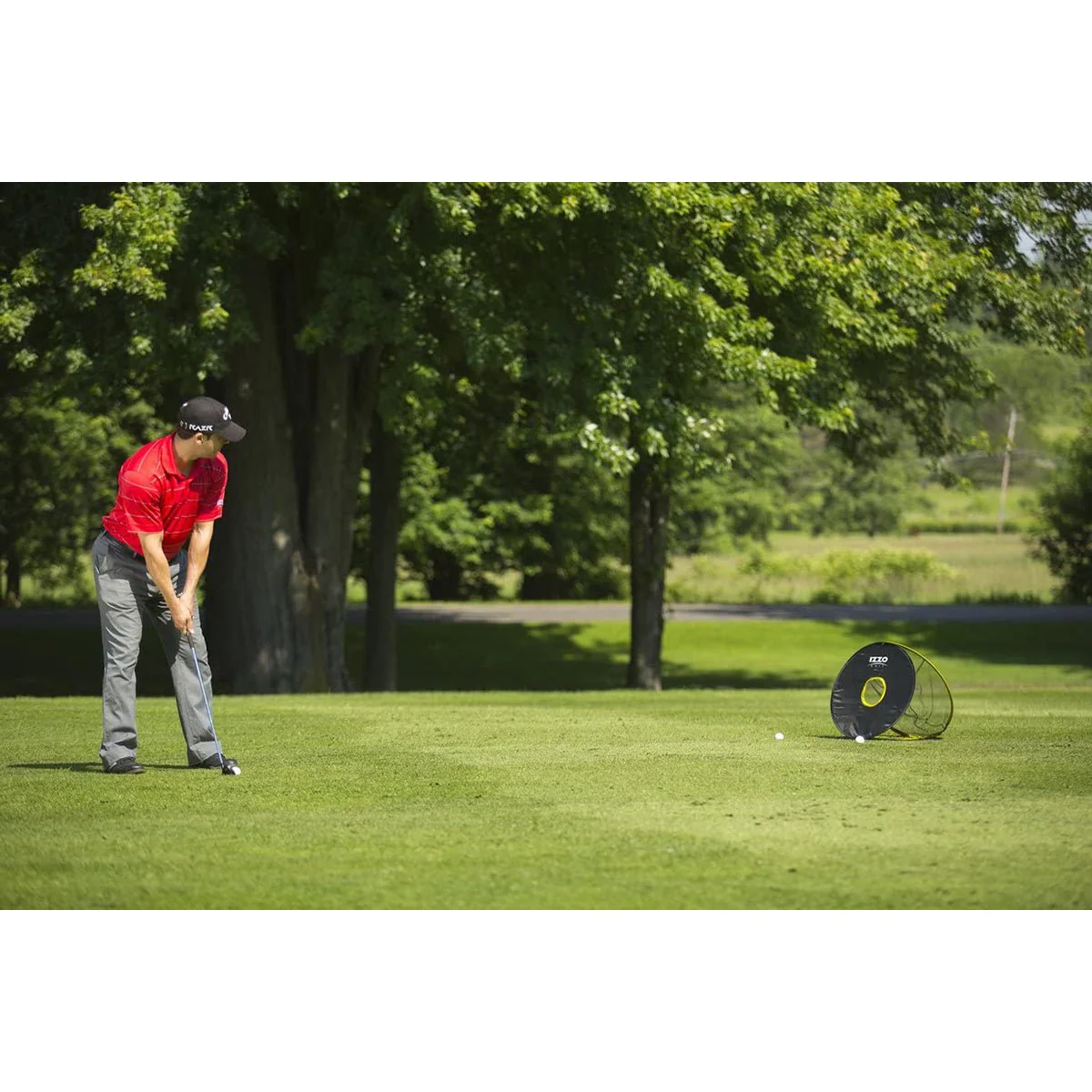 Izzo Golf Triple Chip Chipping Net Training Aid - Image 3
