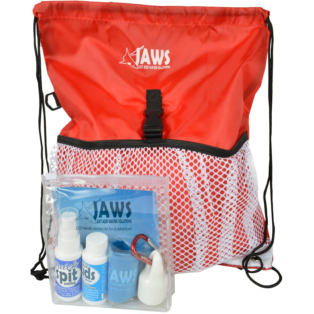 JAWS QuickPACK Drawstring Organizing Backpack with SwimPack Aquatic Care Kit - Image 15