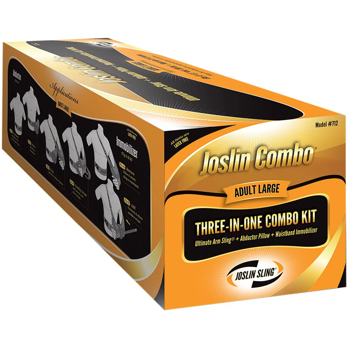 Joslin Combo Kit, Includes: Ultimate Arm Sling, Immobilizer, and Abductor Pillow - Image 3