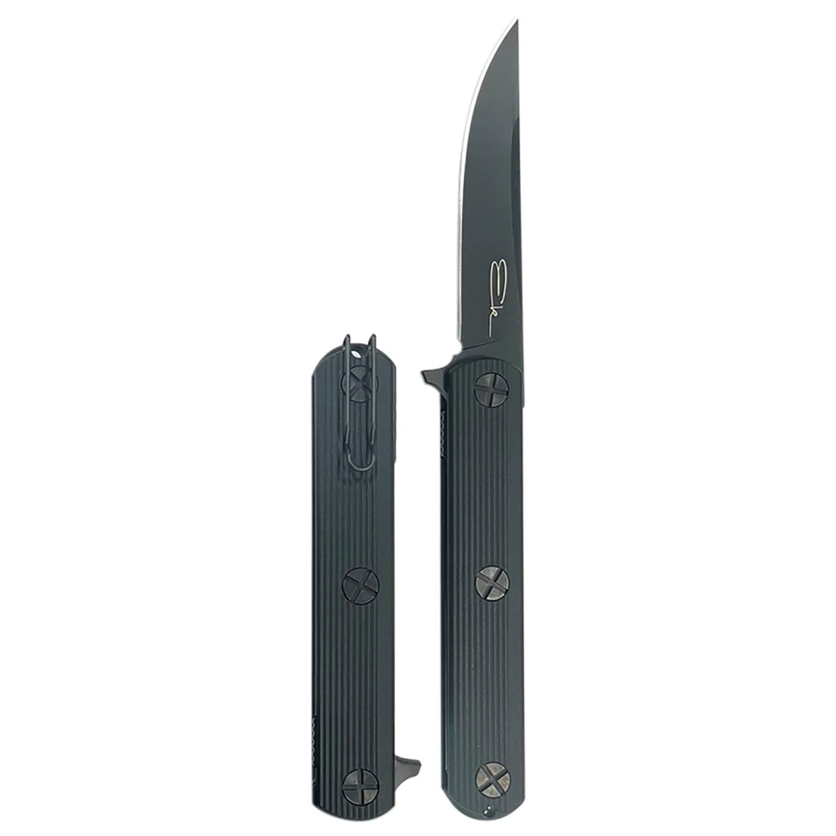 KA-BAR 4" Ek Folding Knife - Black