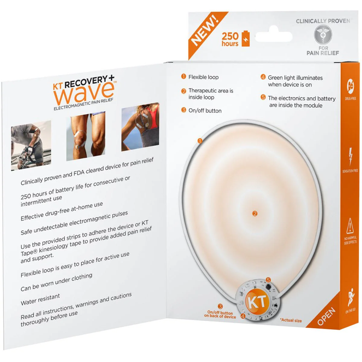 KT Tape Recovery+ Wave Electromagnetic Pain Relief Device - Image 2