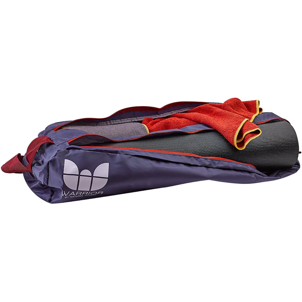 Lifeline USA Natural Fitness Warrior YOGO Traveler Yoga Bag - Gray/Red - Image 2