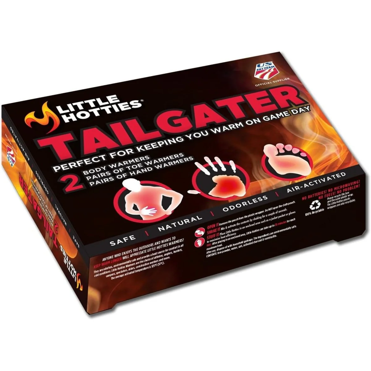 Little Hotties Tailgater, 2 Body Warmers, 2 Pair of Toe Warmers, 2 Pair of Hand Warmers