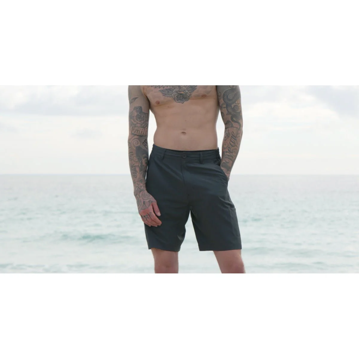 Mad Pelican Welcome Aboard Donnie's Walking Shorts - Black - Image 5