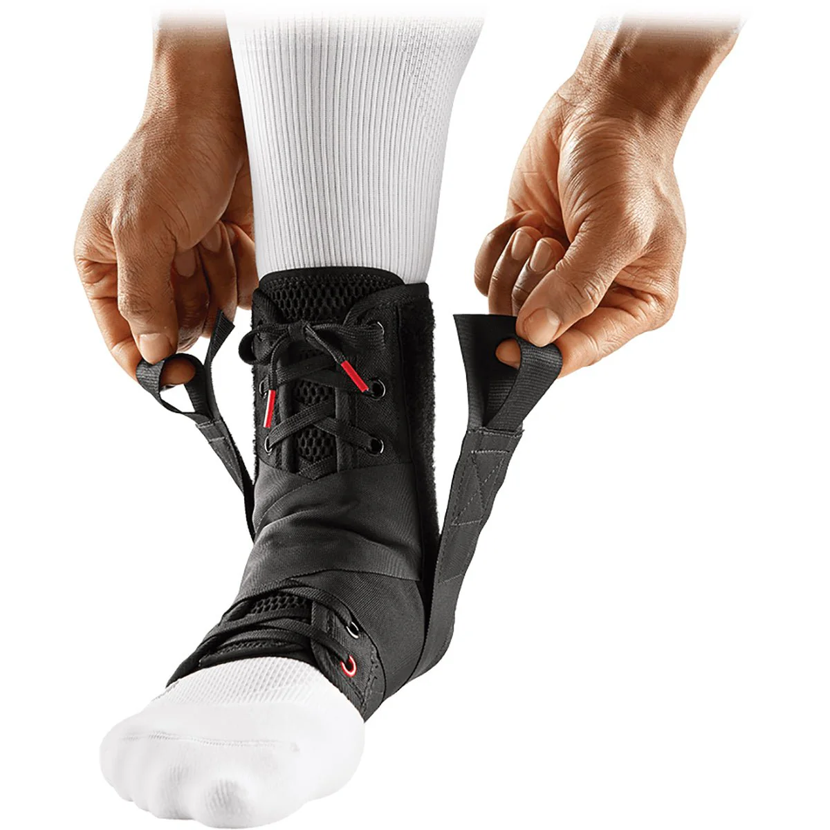 McDavid 195 Ultralight Ankle Brace with Straps - Black - Image 2