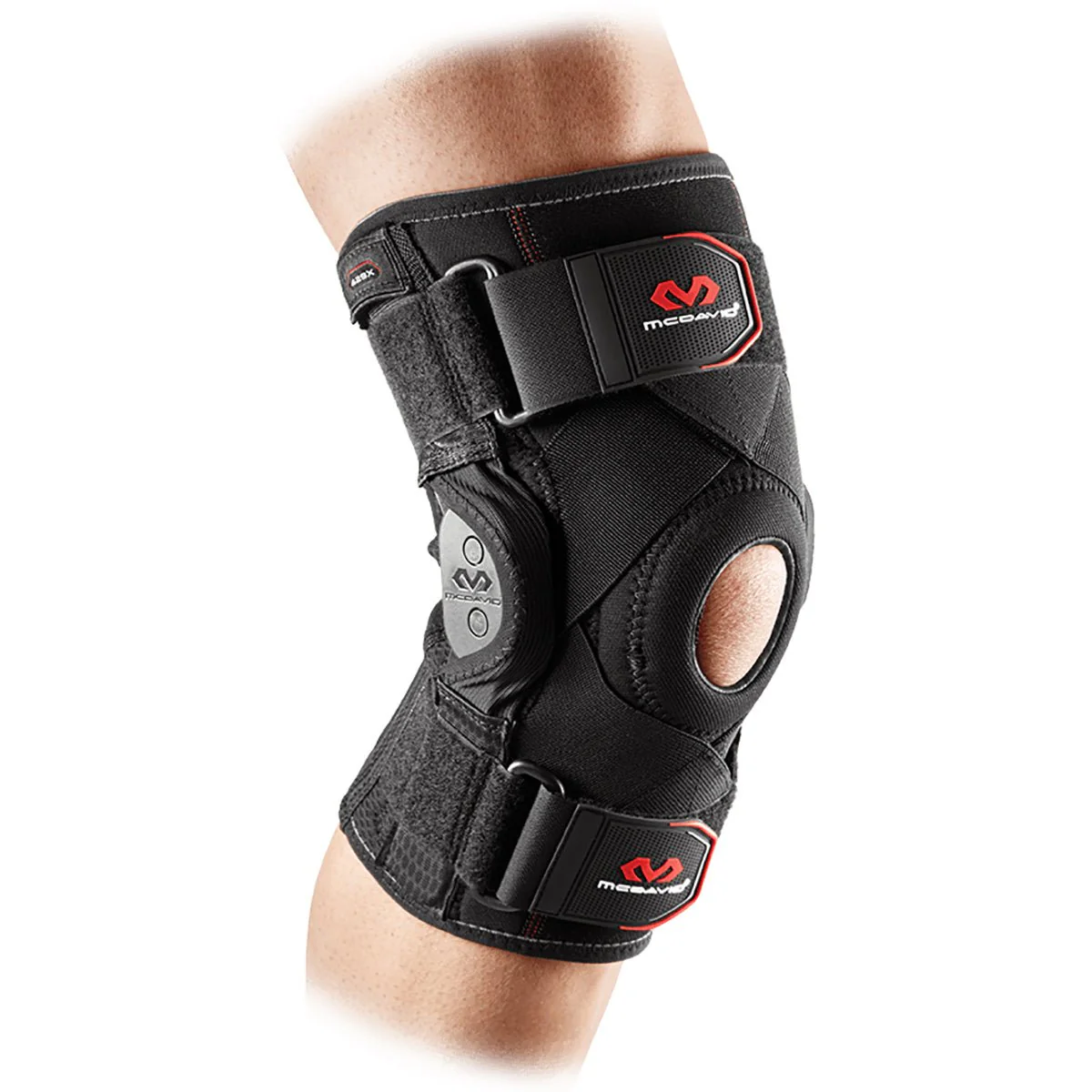 McDavid 429RX Hinged Knee Brace with Crossing Straps - Black