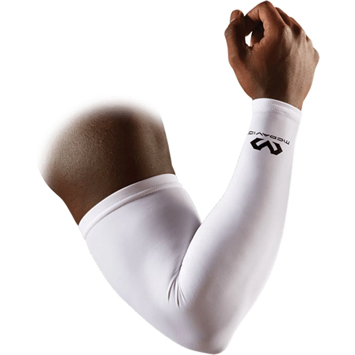 McDavid Adult Compression Arm Sleeve - White - Image 2