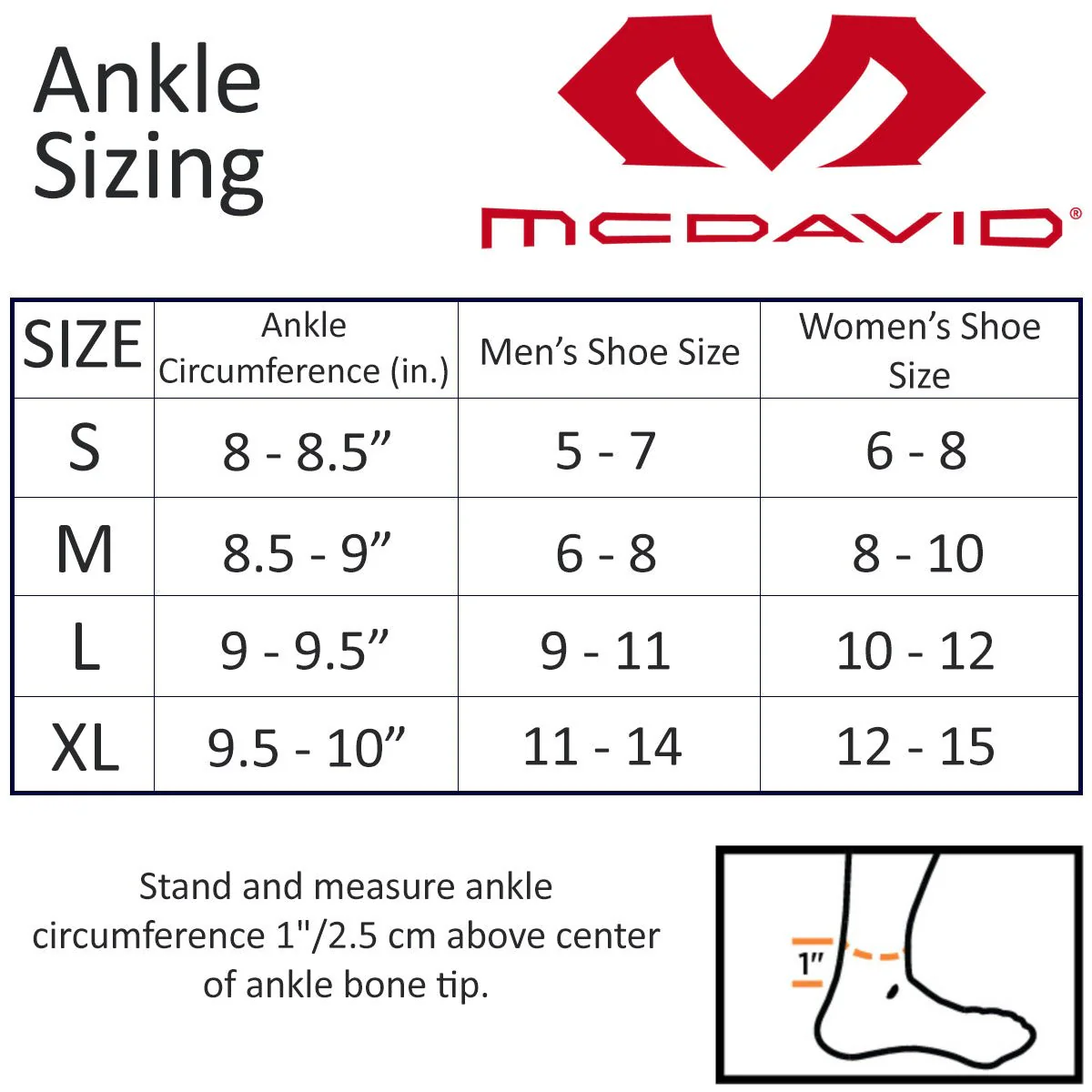 McDavid HyperBlend Adult Ankle Sleeve Compression Support - Black - Image 4