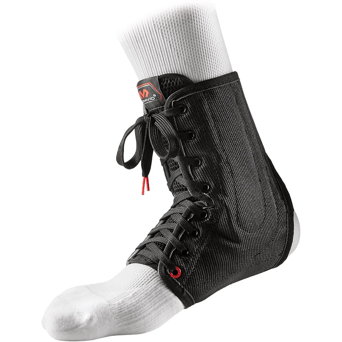 McDavid Lace-Up Ankle Brace with Stays - Black - Image 2