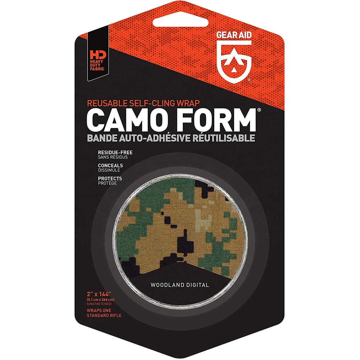 McNett Tactical Camo Form Protective Stretch Fabric Tape Wrap - Image 2