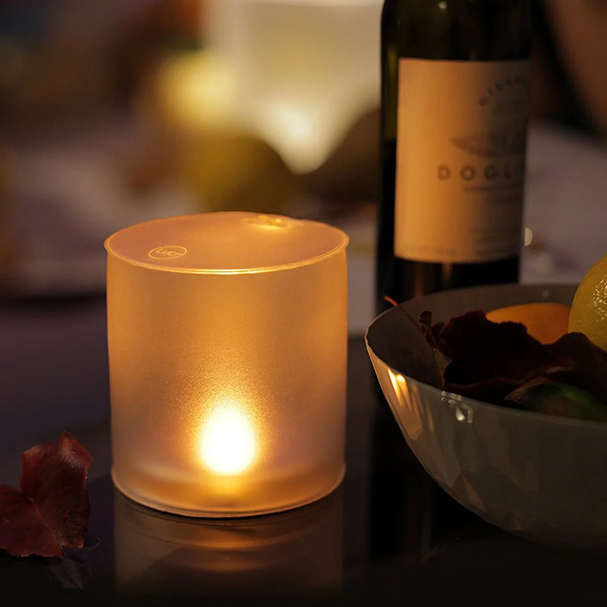 MPOWERD Luci Candle Frosted Finish Portable Waterproof Inflatable Solar Light - Image 3