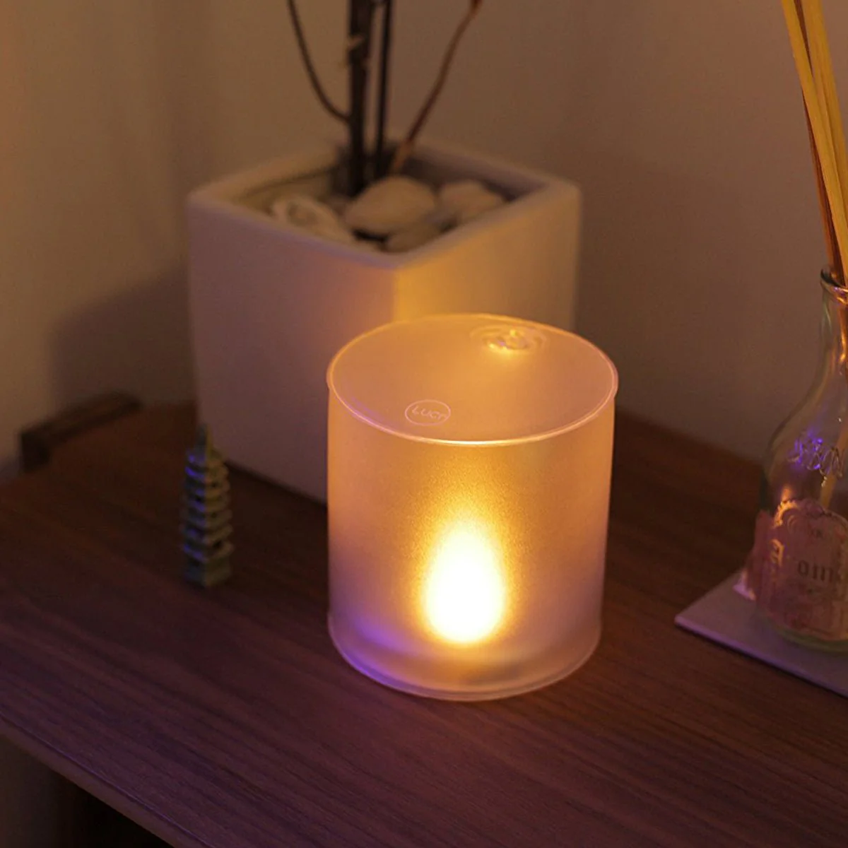 MPOWERD Luci Candle Frosted Finish Portable Waterproof Inflatable Solar Light - Image 4