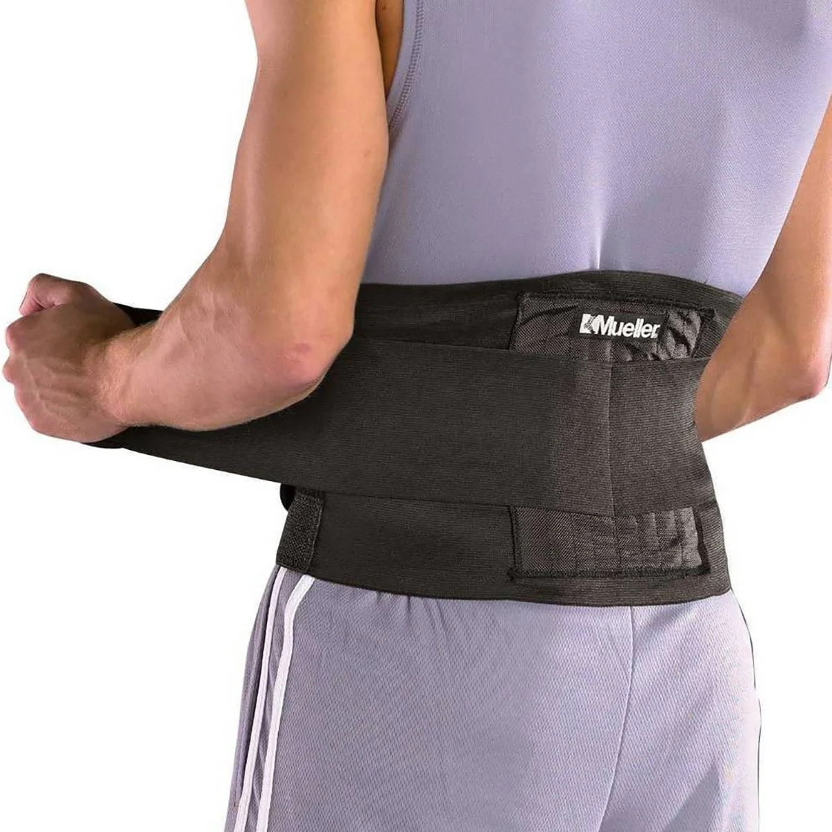 Mueller Adjustable Back Brace - Black - Image 3