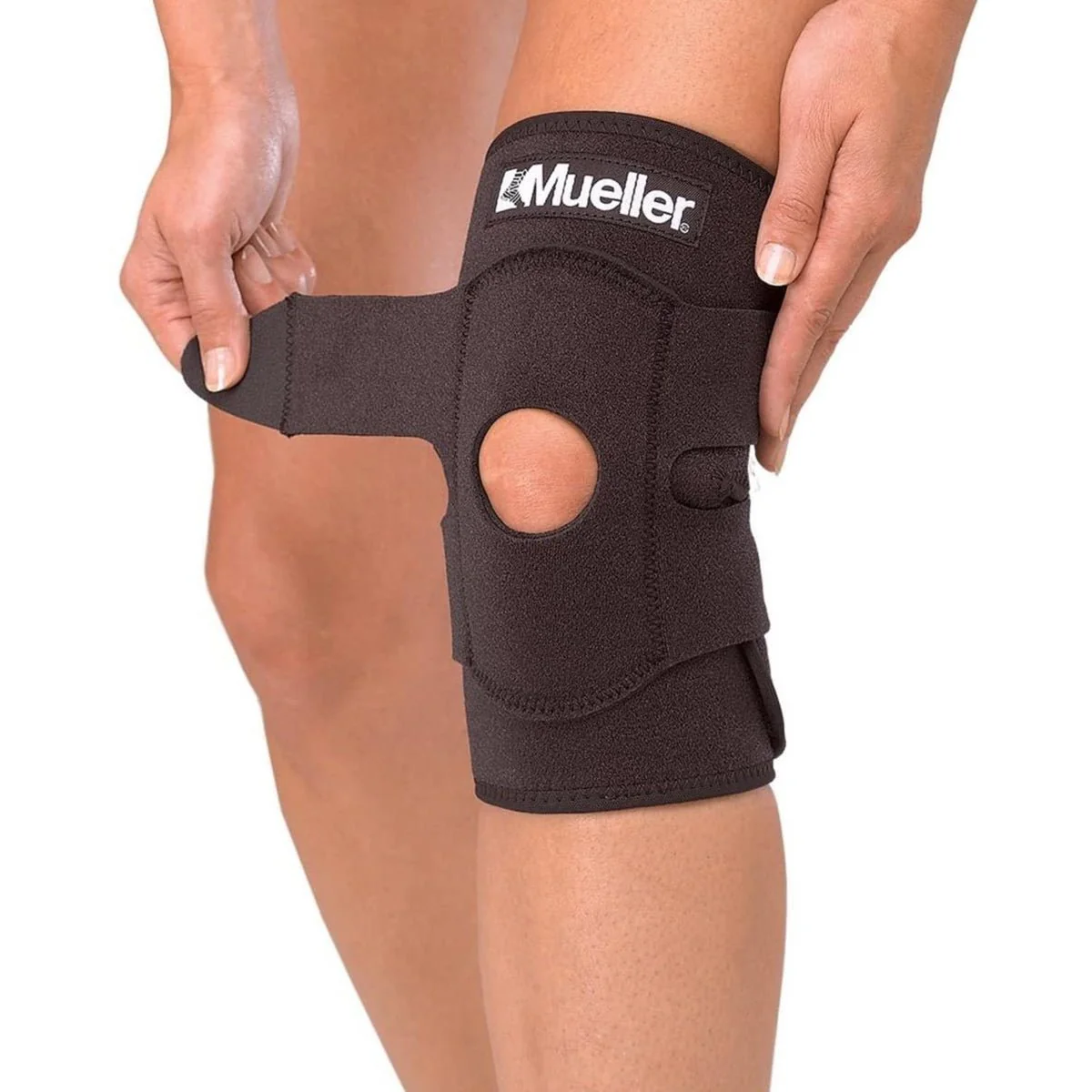 Mueller Adjustable Knee Support - One Size - Black - Image 3