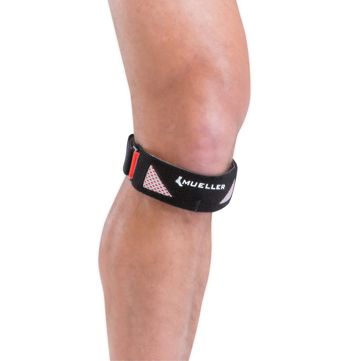 Mueller Sports Medicine Advanced Patella Strap - Black/Red - Image 2