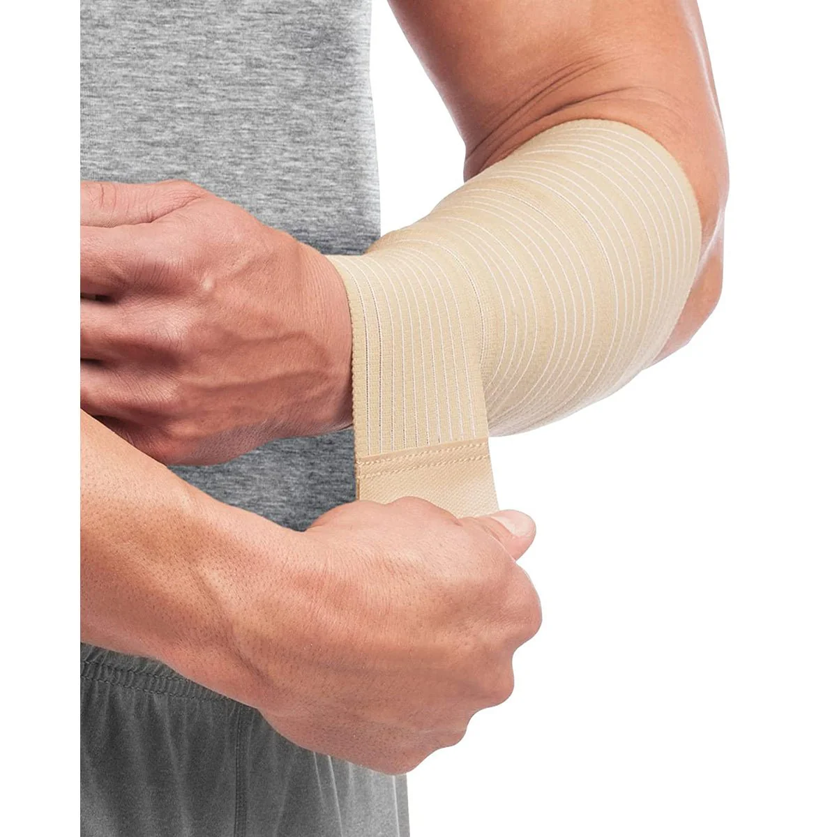 Mueller Sports Medicine All-Purpose Support Wrap - Beige - Image 2