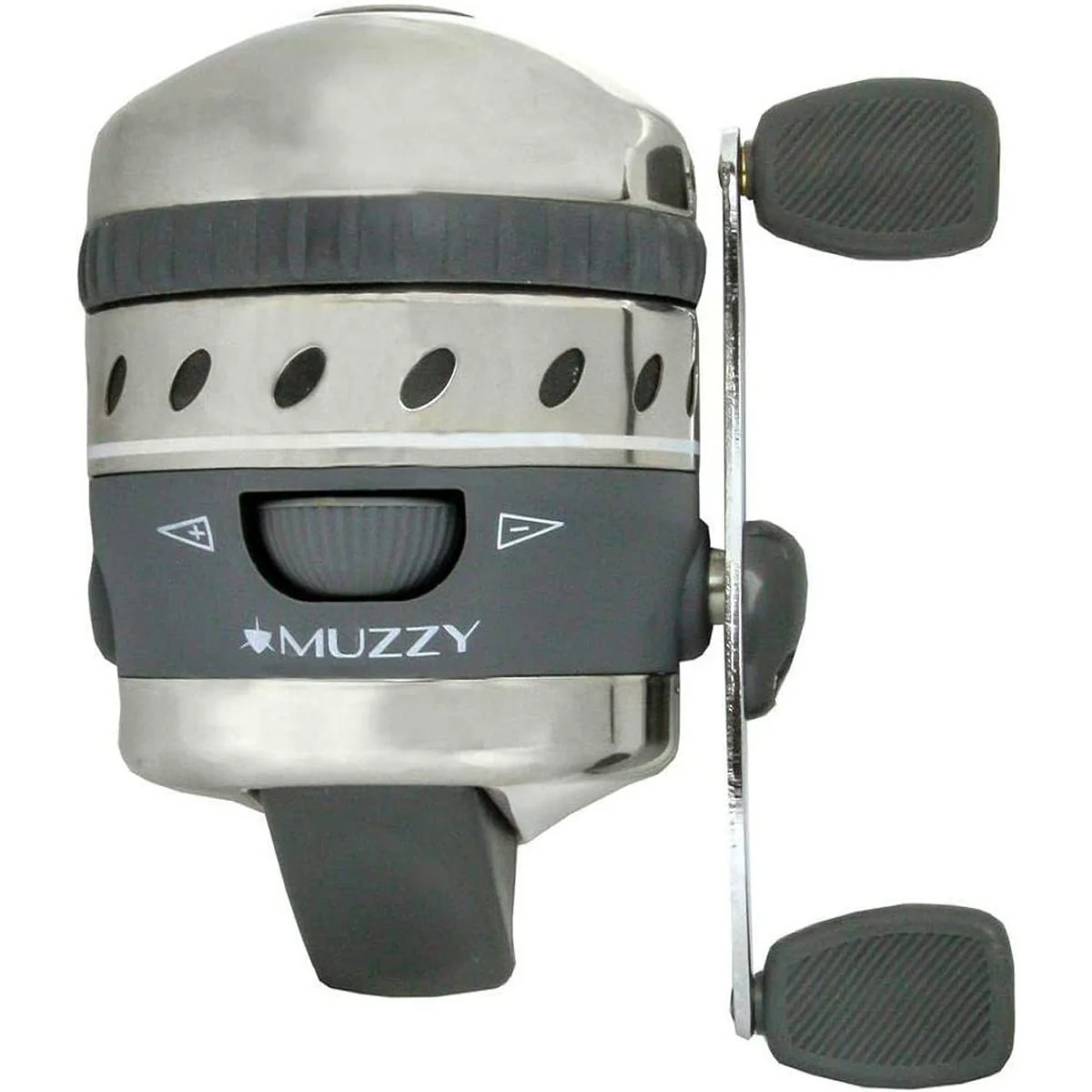 Muzzy XD Bowfishing  Spincast Reel with Extended Hood - 150 lb. Test - Image 2