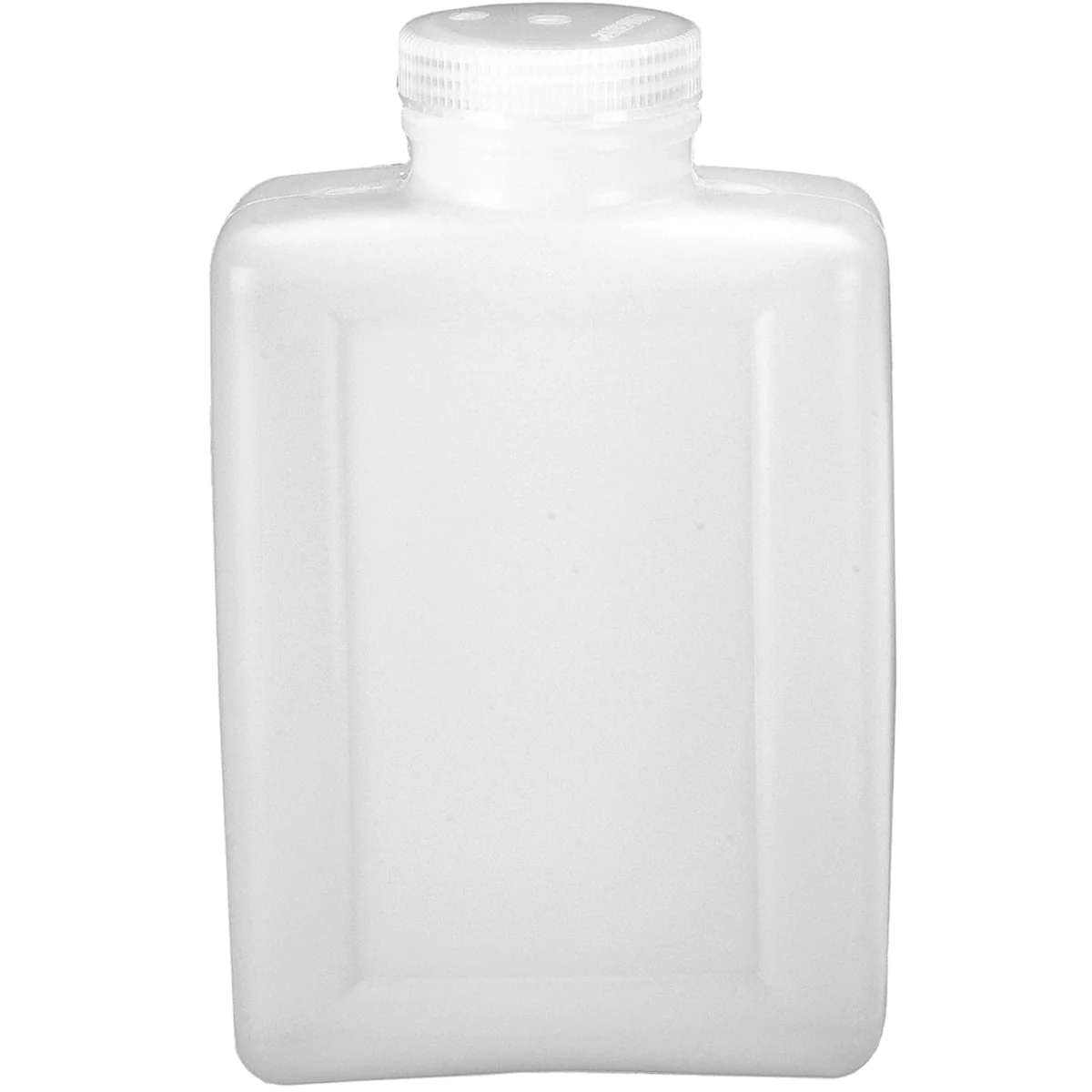 Nalgene HDPE Plastic Wide Mouth Rectangular Storage Bottle - Clear - Image 4
