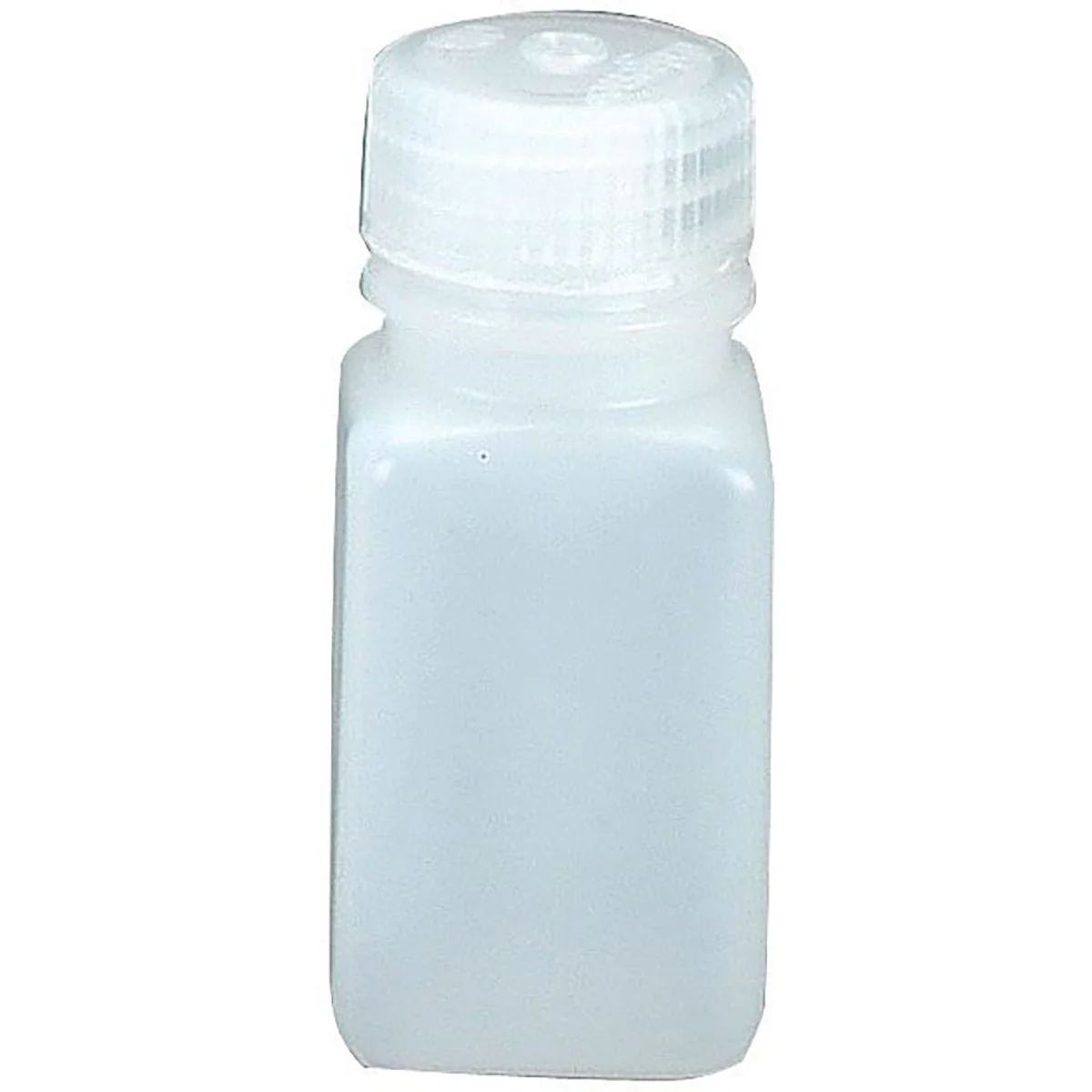 Nalgene HDPE Wide Mouth Square Bottle - White