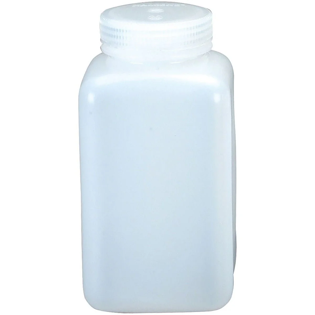 Nalgene HDPE Wide Mouth Square Bottle - White - Image 5